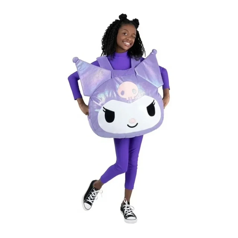 Jazwares Hello Kitty and Friends Kuromi Plush Kids Costume Purple One Size NWT